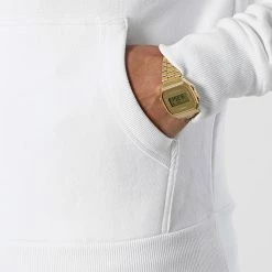 Promo ✨ Sweat Capuche Classic NS M2010289A Blanc de Superdry 🧨 -Superdry Soldes superdry 242659 M2010289A 01C 20201124T152618 04