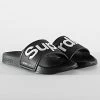 Meilleure vente ✔️ Claquettes Classic Pool Slide MF310008A Noir de Superdry 🌟