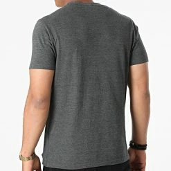 Budget ✨ Tee 👚 Shirt OL Vintage Embroidery M1010882A Gris Anthracite Chiné de Superdry 👏 -Superdry Soldes superdry 269802 M1010882A 5EP 20210610T155805 04