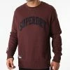Grosses soldes 🌟 Sweat Crewneck Varsity Arch Crew M2011372A Bordeaux de Superdry 🧨 -Superdry Soldes superdry 271687 M2011372A YFY 20210705T153726 01