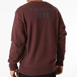Grosses soldes 🌟 Sweat Crewneck Varsity Arch Crew M2011372A Bordeaux de Superdry 🧨 -Superdry Soldes superdry 271687 M2011372A YFY 20210705T153733 04