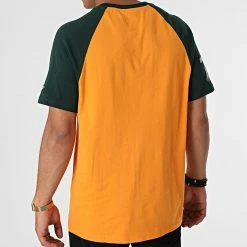 Tout neuf ⌛ Tee 👚 Shirt Vintage Logo AC Raglan M1011209A Orange Vert de Superdry 🔥 -Superdry Soldes superdry 276864 M1011209A ETZ 20210805T161652 04