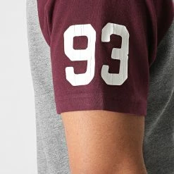 Vente flash 😍 Tee 👕 Shirt Vintage Logo AC Raglan M1011209A Gris Chiné Violet de Superdry ⭐ -Superdry Soldes superdry 276870 M1011209A QOG 20210805T162116 02