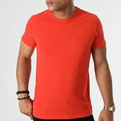 Meilleure vente 🥰 Tee 👚 Shirt Vintage Logo Embroidery M1011245A Orange Chiné de Superdry 🧨 -Superdry Soldes superdry 276883 M1011245A 5EG 20210805T161740 03