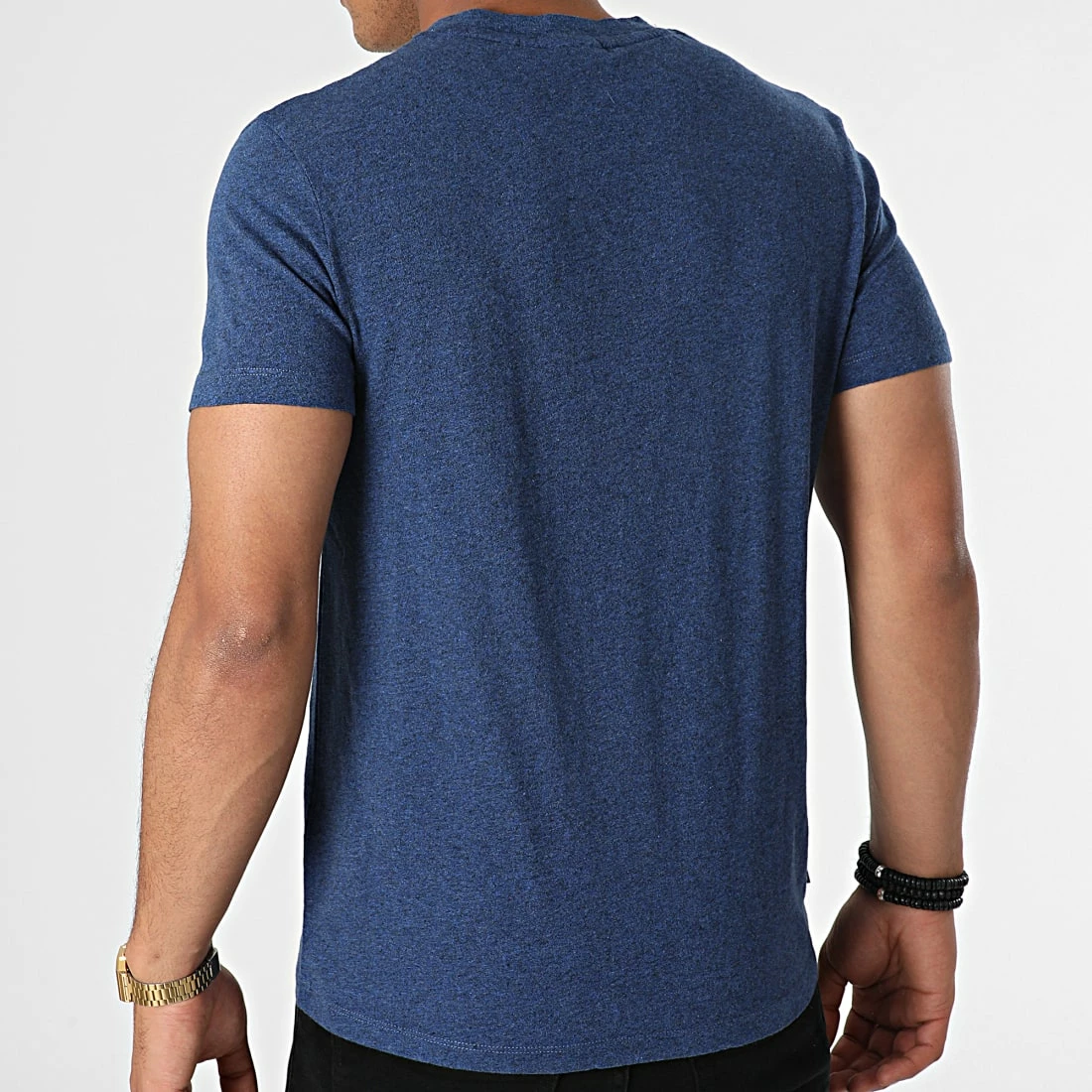 Top 10 😉 Tee 👕 Shirt Vintage Logo Embroidery M1011245A Bleu Marine Chiné de Superdry 😍 6 Top 10 😉 Tee 👕 Shirt Vintage Logo Embroidery M1011245A Bleu Marine Chiné de Superdry 😍 – Image 4