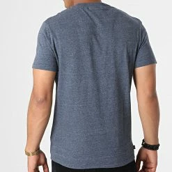 Promo 🔥 Tee 👕 Shirt Vintage Logo Embroidery M1011245A Bleu Marine Chiné de Superdry ⌛ -Superdry Soldes superdry 276908 M1011245A 97T 20210805T163640 04