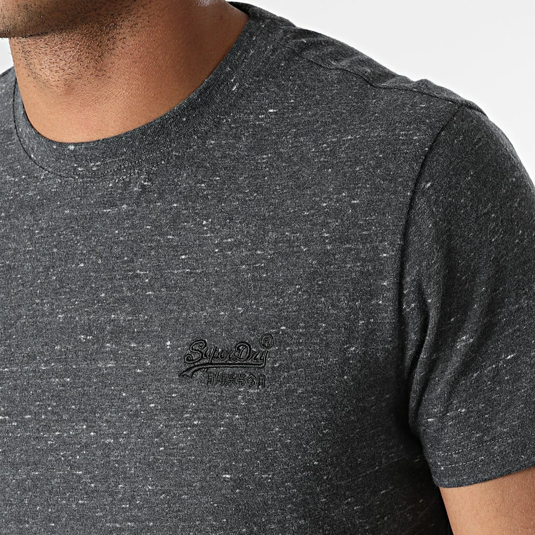 Meilleure affaire 🛒 Tee 👚 Shirt Vintage Logo Embroidery M1011245A Gris Anthracite Chiné de Superdry 👍 4 Meilleure affaire 🛒 Tee 👚 Shirt Vintage Logo Embroidery M1011245A Gris Anthracite Chiné de Superdry 👍 – Image 2