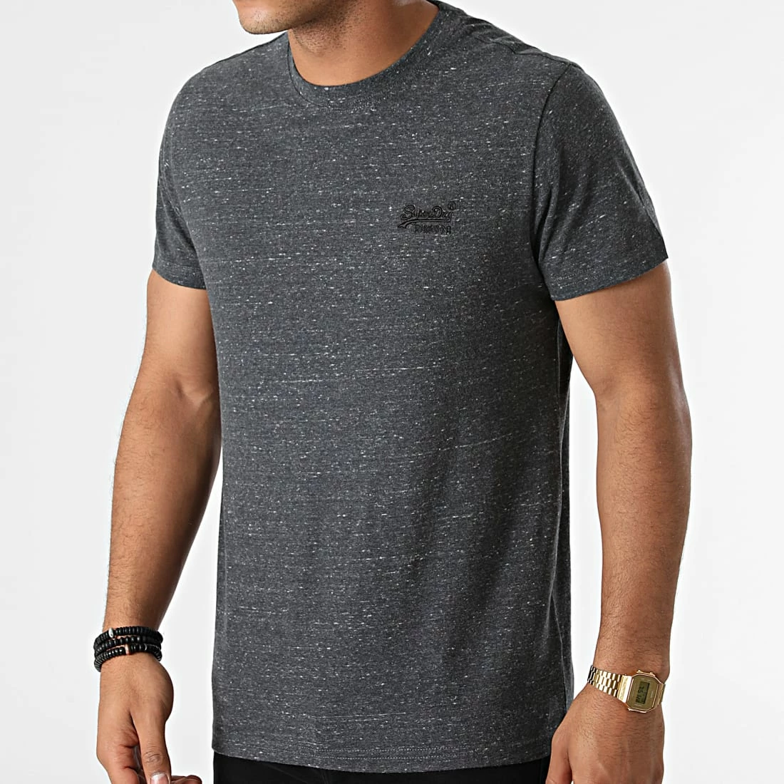 Meilleure affaire 🛒 Tee 👚 Shirt Vintage Logo Embroidery M1011245A Gris Anthracite Chiné de Superdry 👍 3 Meilleure affaire 🛒 Tee 👚 Shirt Vintage Logo Embroidery M1011245A Gris Anthracite Chiné de Superdry 👍