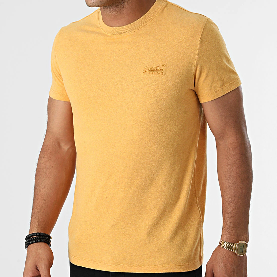 Meilleur prix 💯 Tee 👕 Shirt Vintage Logo Embroidery M1011245A Jaune Chiné de Superdry 🔥 3 Meilleur prix 💯 Tee 👕 Shirt Vintage Logo Embroidery M1011245A Jaune Chiné de Superdry 🔥