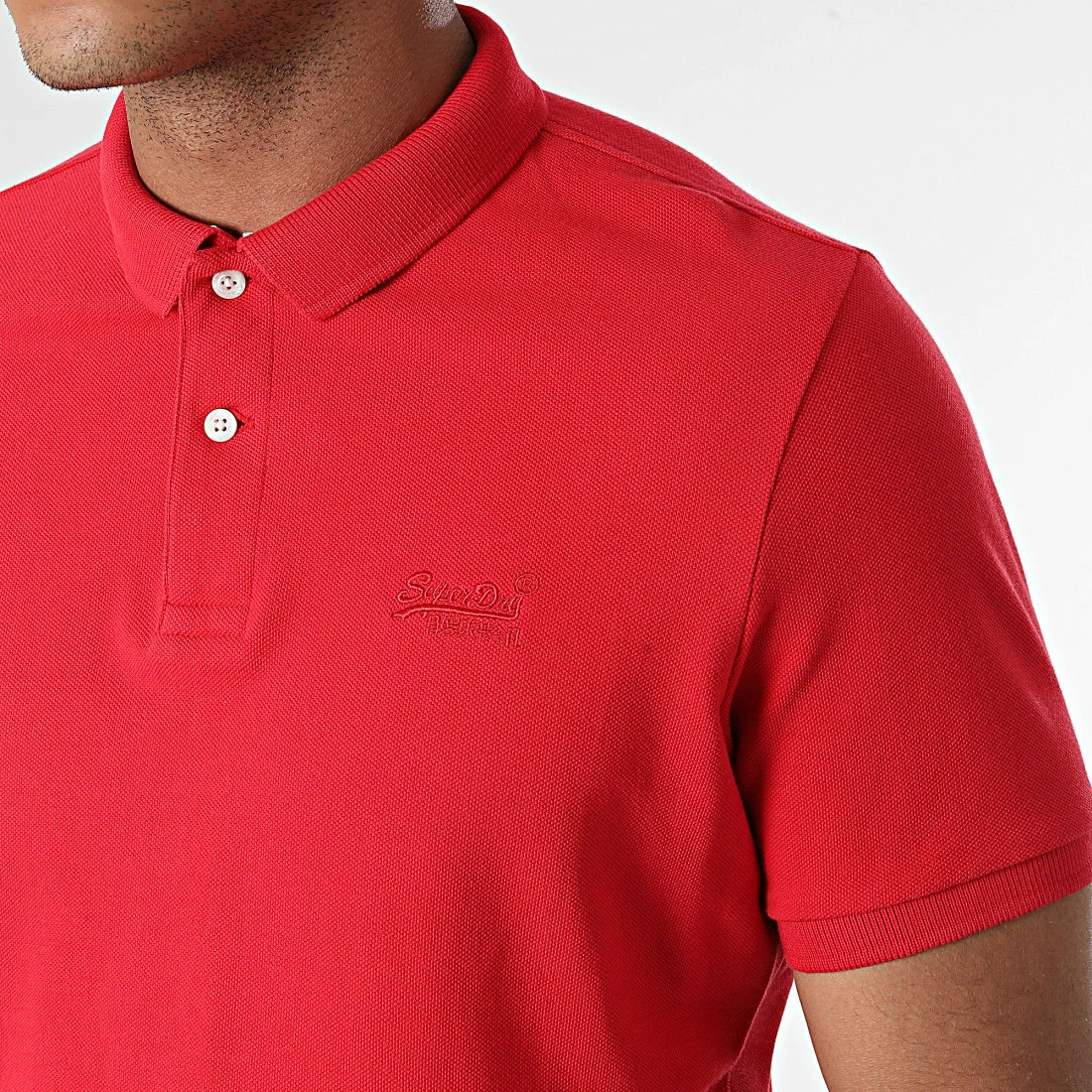 Nouveau 😉 Polo Manches Courtes Classic Pique M1110247A Rouge de Superdry 😍 4 Nouveau 😉 Polo Manches Courtes Classic Pique M1110247A Rouge de Superdry 😍 – Image 2