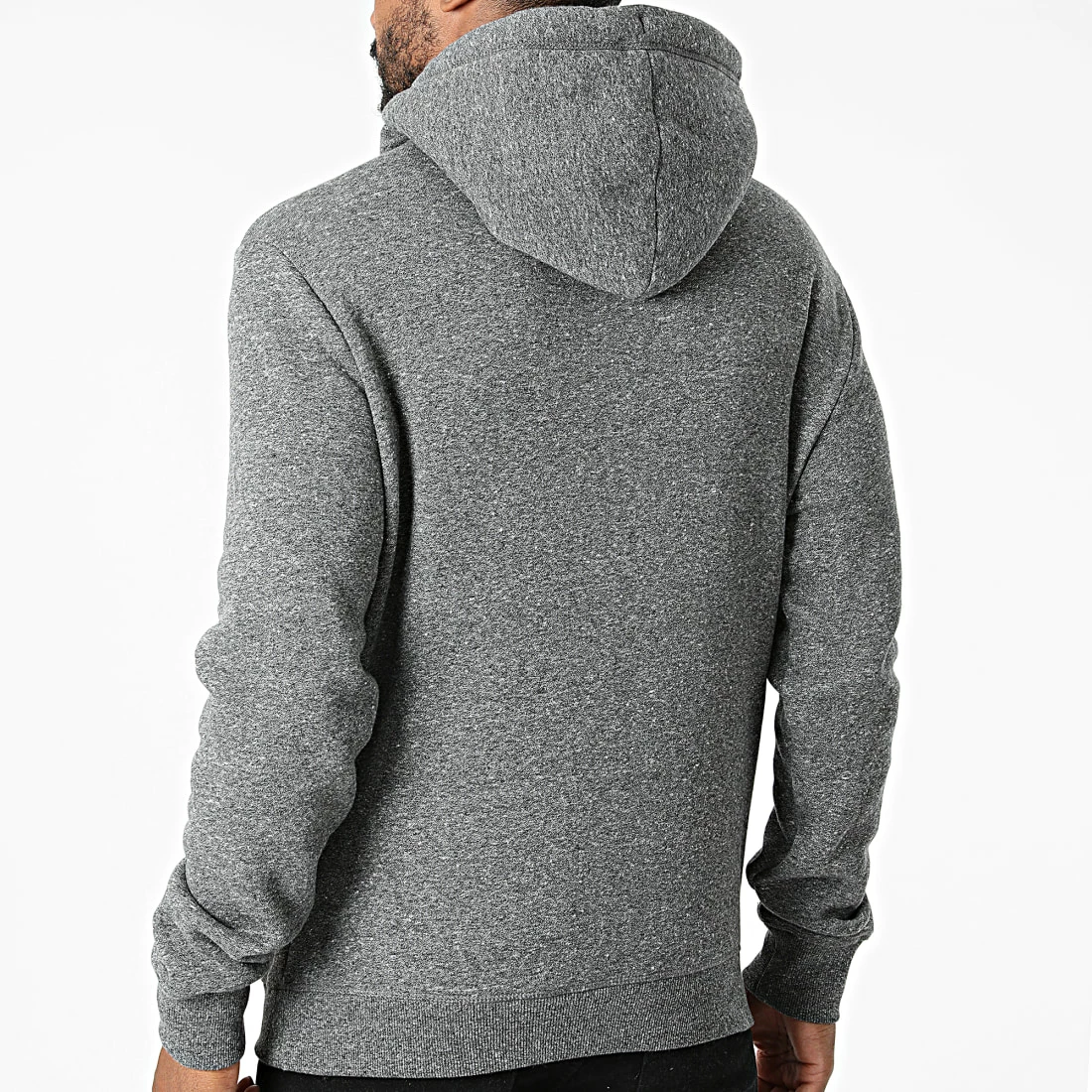 Remise 🧨 Sweat Capuche Vintage Logo Embroidery 1399 Gris Anthracite Chiné de Superdry 🔥 6 Remise 🧨 Sweat Capuche Vintage Logo Embroidery 1399 Gris Anthracite Chiné de Superdry 🔥 – Image 4