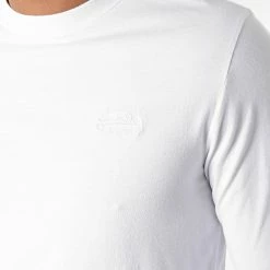 Top 10 🎁 Tee 👕 Shirt Manches Longues Vintage Logo Embroidery M6010550A Blanc de Superdry 🎁 -Superdry Soldes superdry 276949 M6010550A 01C 20210813T100011 02