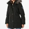 Promo ❤️ Parka Capuche Femme Everest Noir de Superdry 🔥