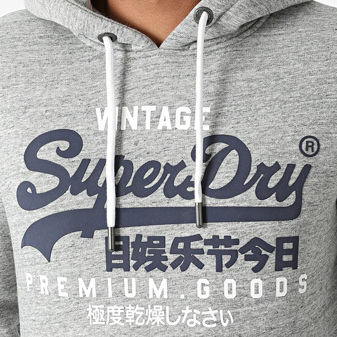 Coupon 🔥 Sweat Capuche M2011885A Gris Chiné de Superdry ✔️ 4 Coupon 🔥 Sweat Capuche M2011885A Gris Chiné de Superdry ✔️ – Image 2