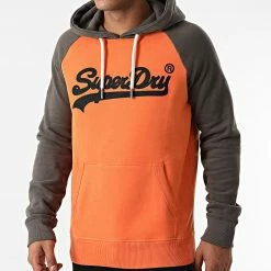Les meilleures critiques de 🥰 Sweat Capuche M2011562A Orange Marron de Superdry 👍