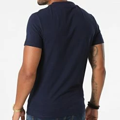 Meilleure affaire 💯 Tee 👚 Shirt Vintage Logo Embroidery M1011245A Bleu Marine de Superdry 🛒 -Superdry Soldes superdry 278977 M1011245A 6GS 20210817T164419 04