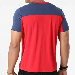 Sortie 🧨 Tee 👚 Shirt W1010740A Rouge Bleu Marine de Superdry ✔️ -Superdry Soldes superdry 281175 W1010740A VRI 20210827T160855 04