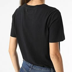 Promo 😍 Tee 👕 Shirt Femme Vintage Label Boho Sparkle Noir de Superdry ✨ -Superdry Soldes superdry 281830 W1010731A 02A 20210913T154938 04