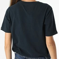 Le moins cher 😍 Tee 👚 Shirt Femme Vintage Label Boho Sparkle Bleu Marine de Superdry 😉 -Superdry Soldes superdry 281831 W1010731A 98T 20210913T154158 04