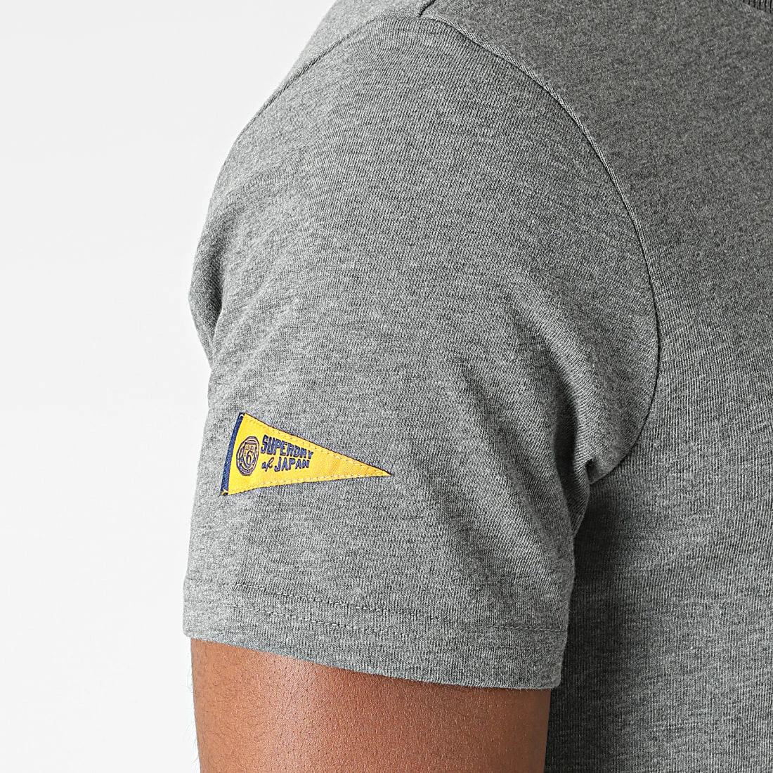 Meilleure affaire 💯 Tee 👕 Shirt Vintage Logo Source M1011158A Gris Anthracite Chiné de Superdry 😉 4 Meilleure affaire 💯 Tee 👕 Shirt Vintage Logo Source M1011158A Gris Anthracite Chiné de Superdry 😉 – Image 2