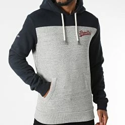 Vente flash ⭐ Sweat Capuche Vintage Logo AC Colourblock M2011550A Bleu Marine Gris Chiné de Superdry 🧨 8 Vente flash ⭐ Sweat Capuche Vintage Logo AC Colourblock M2011550A Bleu Marine Gris Chiné de Superdry 🧨 -Superdry Soldes superdry 281862 M2011550A ZUC 20210903T122821 03