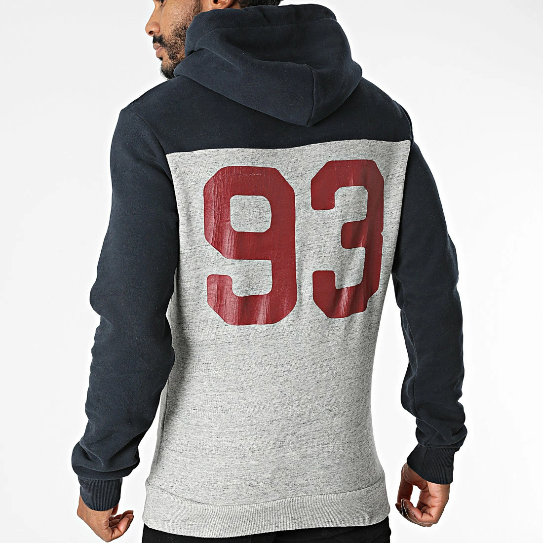 Vente flash ⭐ Sweat Capuche Vintage Logo AC Colourblock M2011550A Bleu Marine Gris Chiné de Superdry 🧨 6 Vente flash ⭐ Sweat Capuche Vintage Logo AC Colourblock M2011550A Bleu Marine Gris Chiné de Superdry 🧨 – Image 4