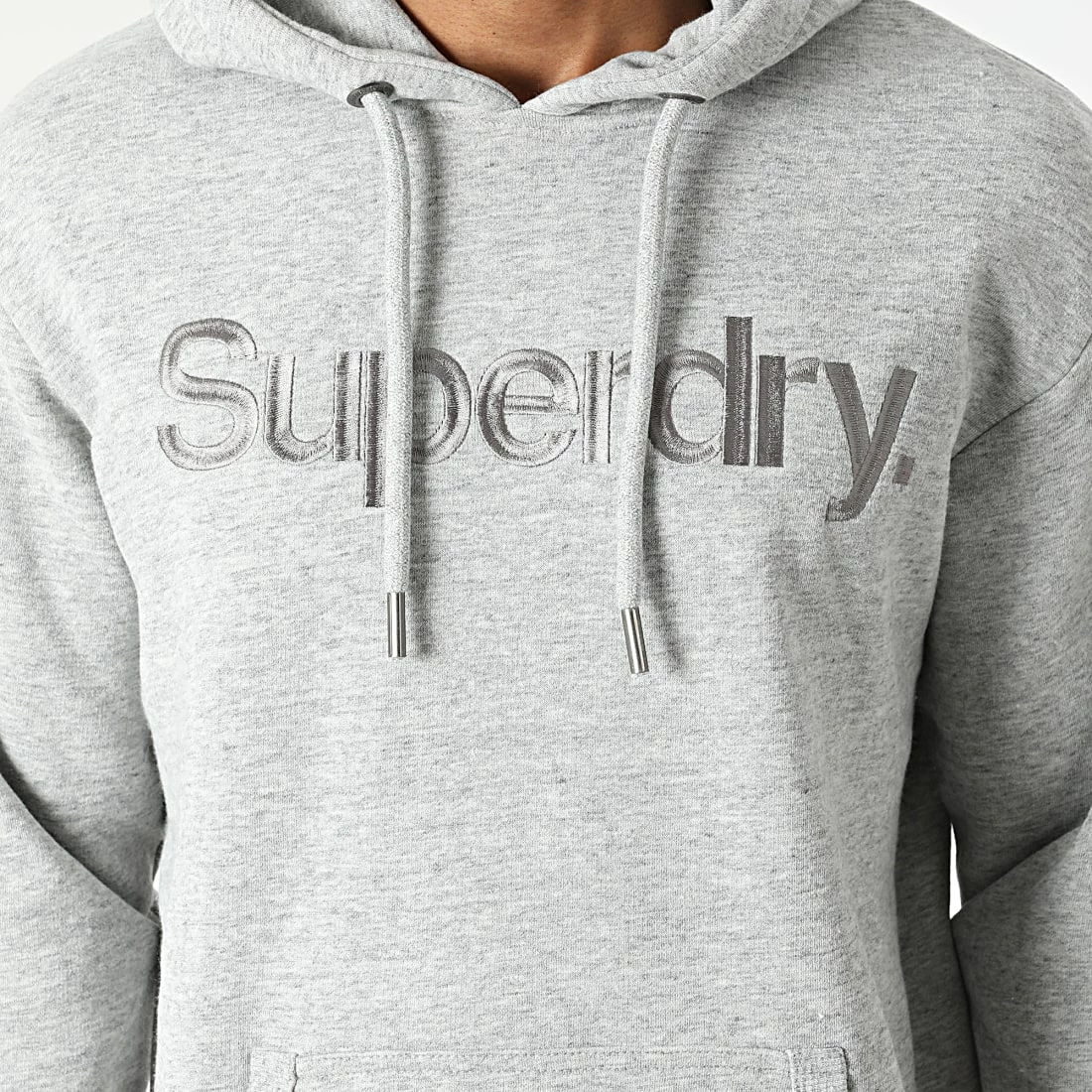 Vente flash 😍 Sweat Capuche Classic Source M2011417A Gris Chiné de Superdry 🥰 4 Vente flash 😍 Sweat Capuche Classic Source M2011417A Gris Chiné de Superdry 🥰 – Image 2