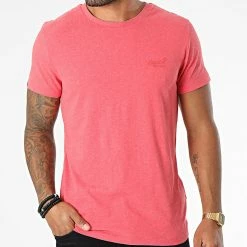 Remise 😀 Tee 👚 Shirt Vintage Logo Embroidery M1011245A Rose Chiné de Superdry ⭐ 8 Remise 😀 Tee 👚 Shirt Vintage Logo Embroidery M1011245A Rose Chiné de Superdry ⭐ -Superdry Soldes superdry 283006 M1011245A OZJ 20210909T143500 03