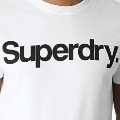 Top 10 🧨 Tee 👚 Shirt M1011355A Blanc de Superdry 🎁 -Superdry Soldes superdry 283828 M1011355A 01C 20210914T163018 02