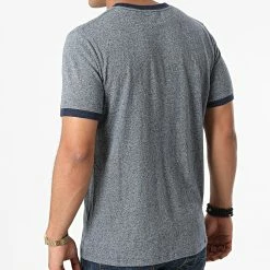 Sortie ✨ Tee 👕 Shirt Vintage Ringer M1011183A Bleu Marine Chiné de Superdry 😀 -Superdry Soldes superdry 284627 M1011183A 5WU 20210917T140530 04