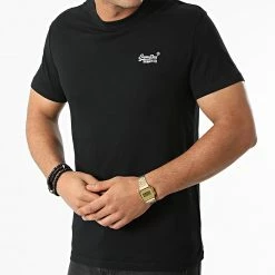 De gros ⭐ Tee 👕 Shirt Vintage Logo Embroidery M1011245E Noir de Superdry ✨ 8 De gros ⭐ Tee 👕 Shirt Vintage Logo Embroidery M1011245E Noir de Superdry ✨ -Superdry Soldes superdry 284631 M1011245E 33B 20210917T161748 03