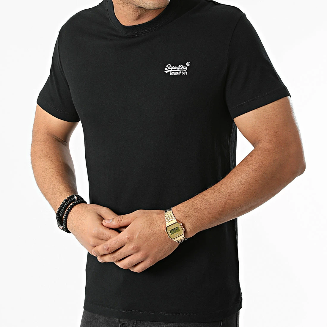 De gros ⭐ Tee 👕 Shirt Vintage Logo Embroidery M1011245E Noir de Superdry ✨ 5 De gros ⭐ Tee 👕 Shirt Vintage Logo Embroidery M1011245E Noir de Superdry ✨ – Image 3