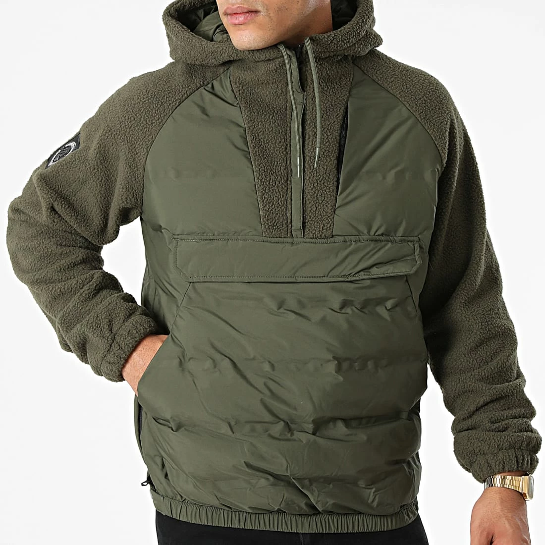Budget 🔥 Veste Outdoor A Capuche Expedition Storm Hybrid M2011741A Vert Kaki de Superdry ⌛ 5 Budget 🔥 Veste Outdoor A Capuche Expedition Storm Hybrid M2011741A Vert Kaki de Superdry ⌛ – Image 3
