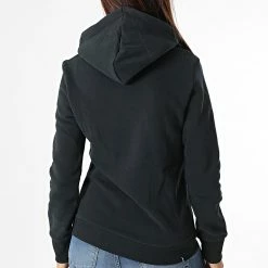 Offres 👍 Sweat Capuche Femme Vintage Label Bleu Marine de Superdry ❤️ -Superdry Soldes superdry 284884 W2010455A 98T 20210920T144410 04