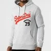 Meilleure vente 👏 Sweat Capuche Vintage Logo Source M2011391A Gris Chiné de Superdry 😀 -Superdry Soldes superdry 285545 M2011391A 5WB 20210923T160716 01