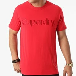 Bon marché 🛒 Tee 👕 Shirt M1011213A Rouge de Superdry ✔️ 8 Bon marché 🛒 Tee 👕 Shirt M1011213A Rouge de Superdry ✔️ -Superdry Soldes superdry 286516 M1011213A 5OL 20211001T152937 03