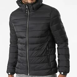 Bon marché ✔️ Doudoune Classic Fuji M5011201A Noir de Superdry 😉