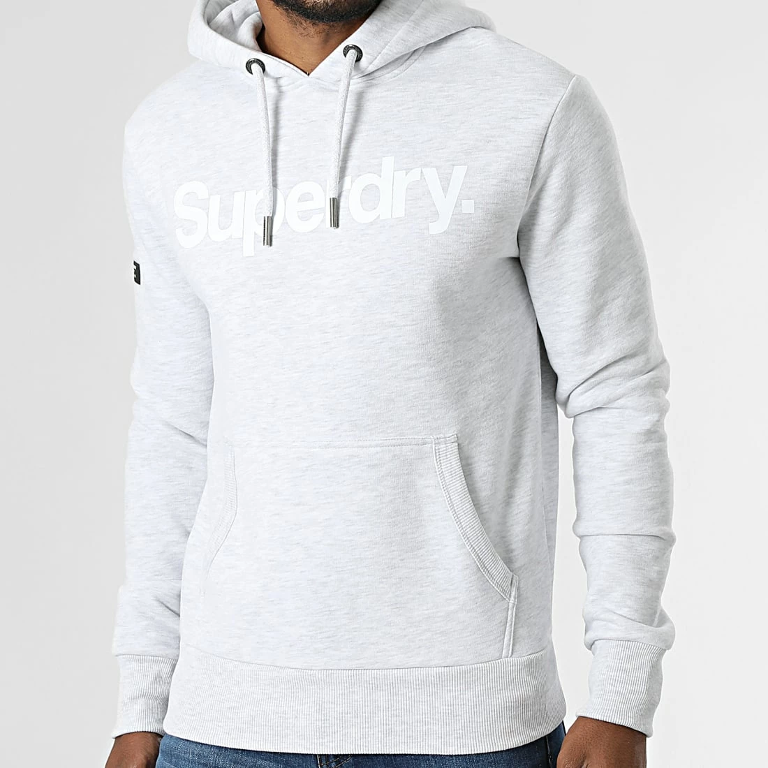 De gros ⌛ Sweat Capuche Classic M2011884A Gris Clair Chiné de Superdry 🌟 3 De gros ⌛ Sweat Capuche Classic M2011884A Gris Clair Chiné de Superdry 🌟