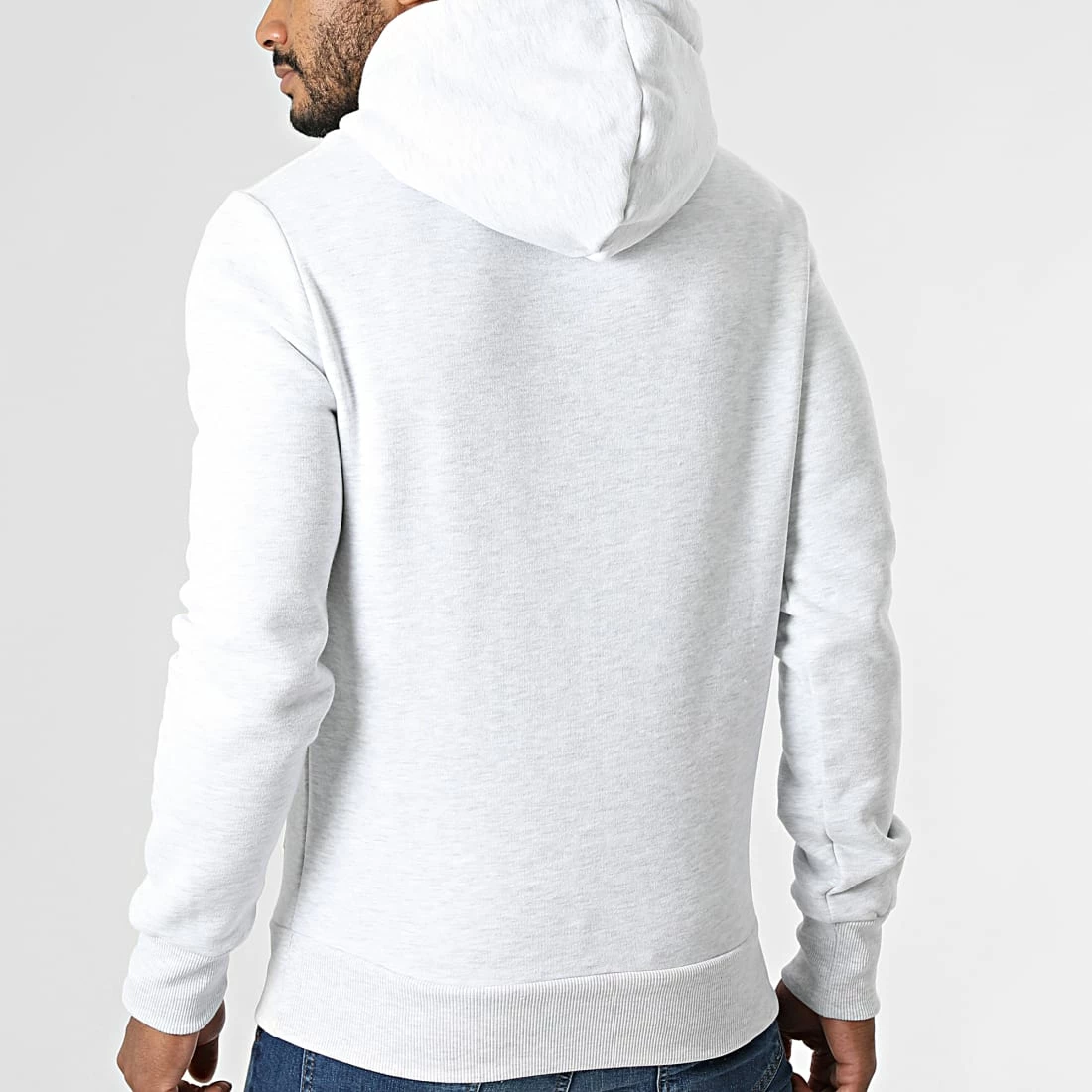 De gros ⌛ Sweat Capuche Classic M2011884A Gris Clair Chiné de Superdry 🌟 6 De gros ⌛ Sweat Capuche Classic M2011884A Gris Clair Chiné de Superdry 🌟 – Image 4