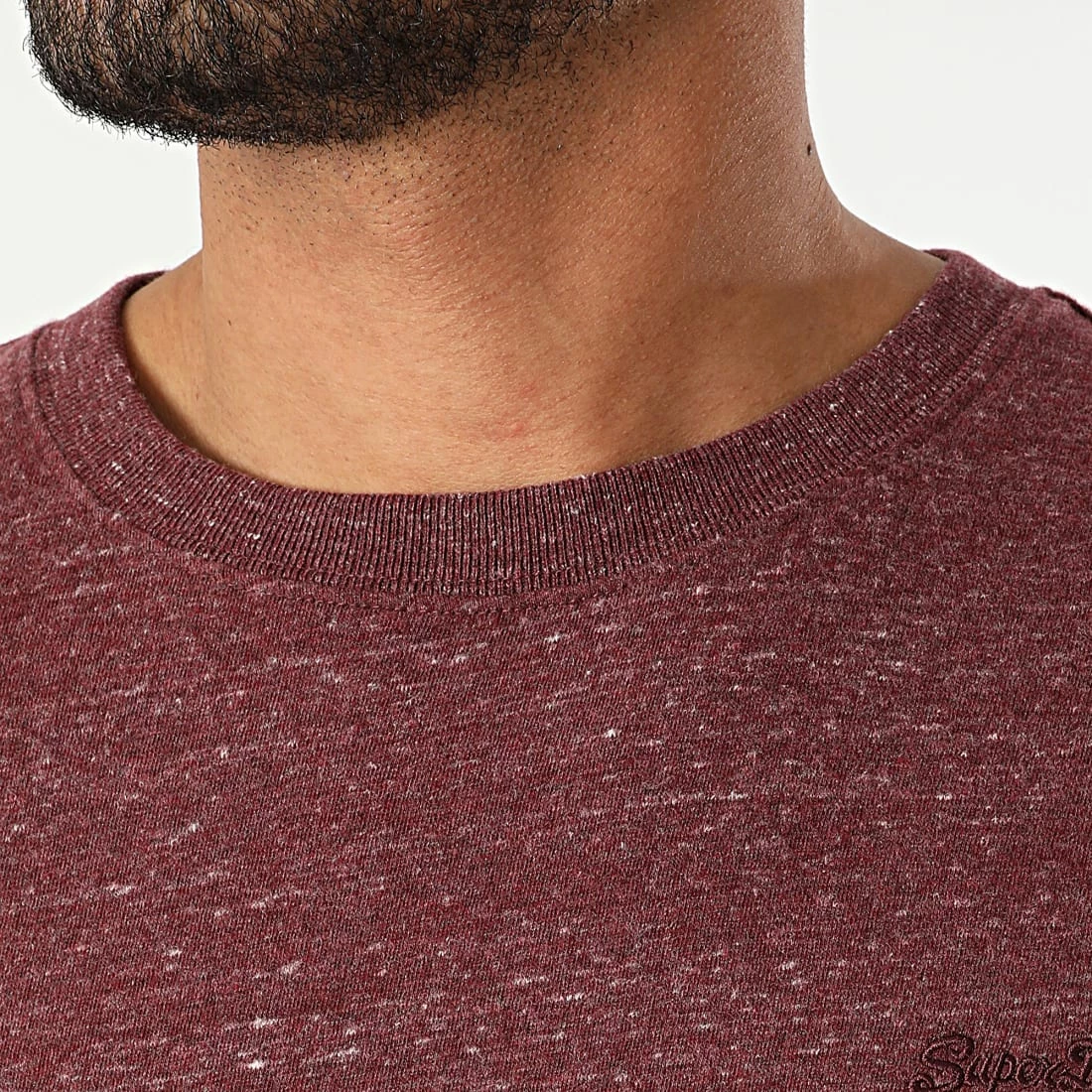 Meilleure affaire 🧨 Tee 👚 Shirt Vintage Logo Embroidery M1011245A Bordeaux Chiné de Superdry 🤩 4 Meilleure affaire 🧨 Tee 👚 Shirt Vintage Logo Embroidery M1011245A Bordeaux Chiné de Superdry 🤩 – Image 2