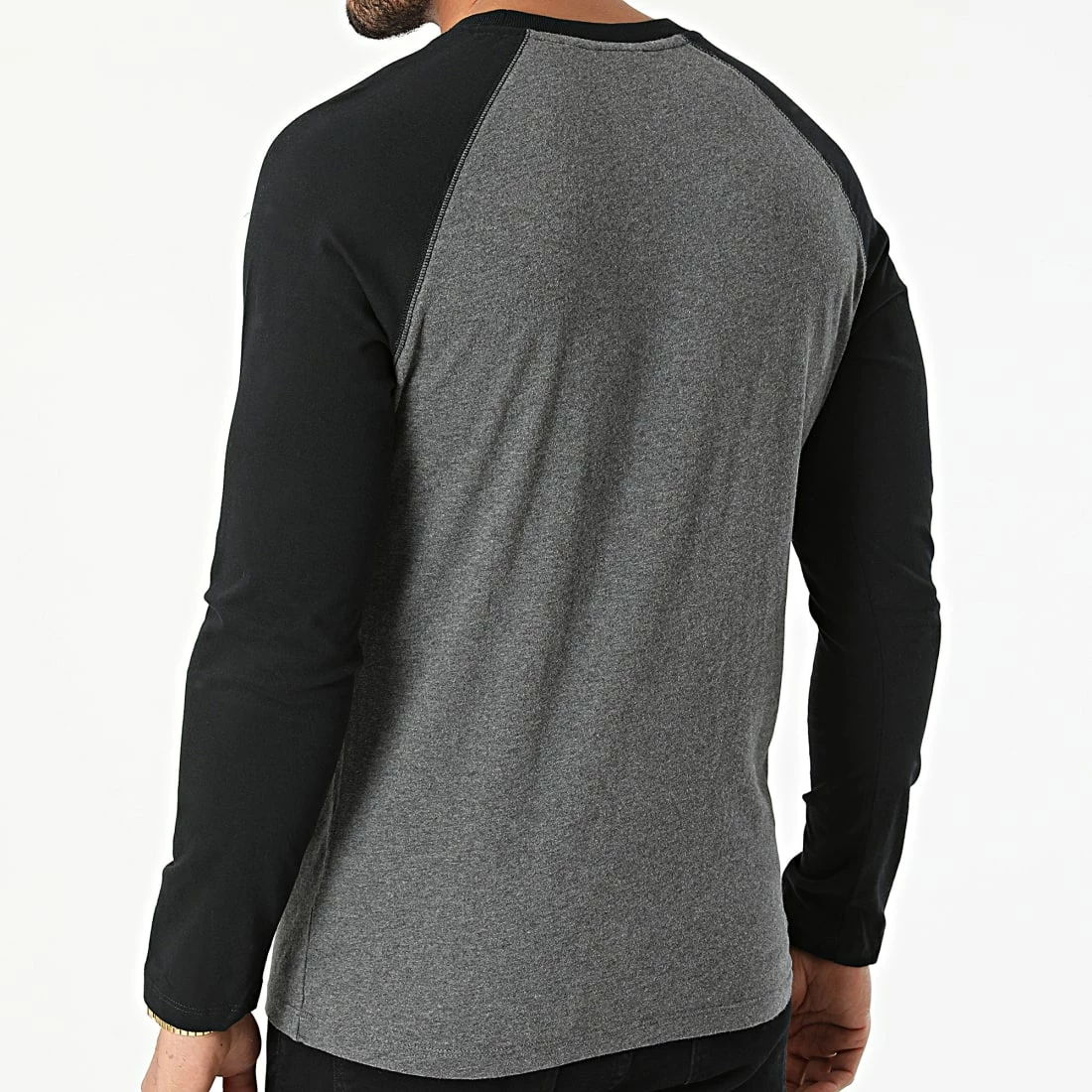 Remise 🧨 Tee 👕 Shirt Manches Longues M6010549A Gris Chiné Noir de Superdry 🥰 6 Remise 🧨 Tee 👕 Shirt Manches Longues M6010549A Gris Chiné Noir de Superdry 🥰 – Image 4