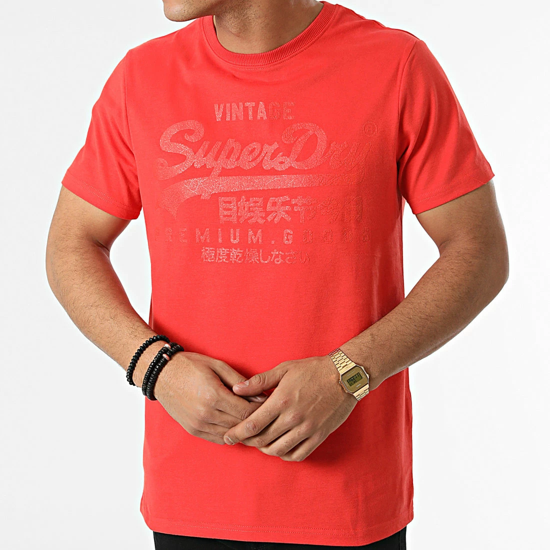 Budget ✔️ Tee 👕 Shirt Vintage Logo Tonal M1011216A Orange de Superdry 💯 5 Budget ✔️ Tee 👕 Shirt Vintage Logo Tonal M1011216A Orange de Superdry 💯 – Image 3