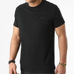 Les meilleures critiques de 🌟 Tee 👕 Shirt Vintage Logo Embroidery M1011245A Noir de Superdry 💯