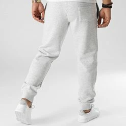 Meilleure affaire 😉 Pantalon Jogging Vintage Logo Embroidery M7010797A Gris Chiné de Superdry 😀 -Superdry Soldes superdry 292245 M7010797A 5WB 20211125T123027 04