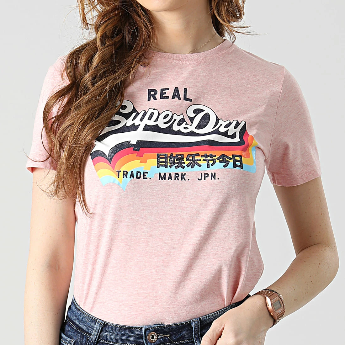 Vente flash 🎁 Tee 👕 Shirt Femme W1010255A Rose de Superdry ✨ 3 Vente flash 🎁 Tee 👕 Shirt Femme W1010255A Rose de Superdry ✨