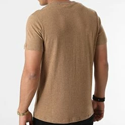 Meilleure affaire 🧨 Tee 👕 Shirt Vintage Logo Embroidery M1011245A Beige Chiné de Superdry 👍 -Superdry Soldes superdry 292250 M1011245A R6W 20211119T145613 04