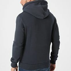 Promo ⌛ Sweat Capuche M2011394A Bleu Marine Rose de Superdry 😀 -Superdry Soldes superdry 292451 M2011394A 98T 20211122T150146 04