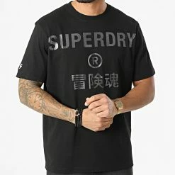 Tout neuf 😀 Tee 👕 Shirt Corporate Logo Foil M1011253A Noir Argenté de Superdry 😍 8 Tout neuf 😀 Tee 👕 Shirt Corporate Logo Foil M1011253A Noir Argenté de Superdry 😍 -Superdry Soldes superdry 293705 M1011253A GI5 20211206T155242 03
