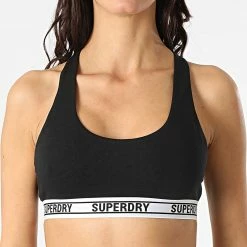 Offres 🎉 Brassière Femme W3110293A Noir de Superdry 🧨