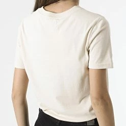 Nouveau ⭐ Tee 👕 Shirt Femme W1010730A Beige de Superdry 😉 -Superdry Soldes superdry 295856 W1010730A 18C 20220103T160503 04